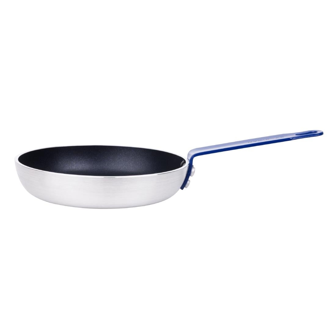 Poêle en aluminium antiadhésive Hygiplas Teflon Platinum Plus 192mm bleue - Hygiplas - HT970