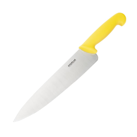 Couteau de cuisine Hygiplas jaune 255mm - Hygiplas - C816