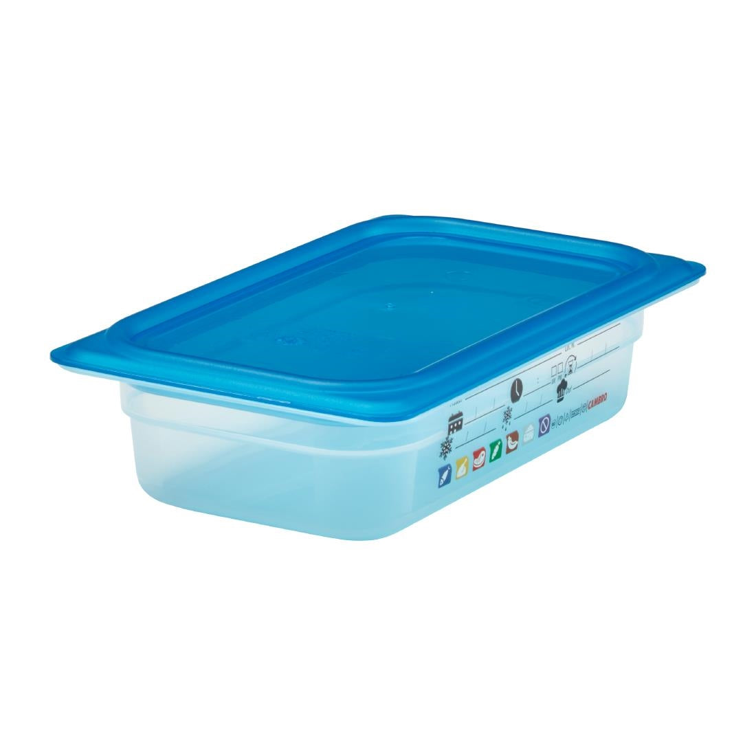 Bac en polypropylène Cambro Safetrak IML GN 1/4 65mm - Cambro - JN512