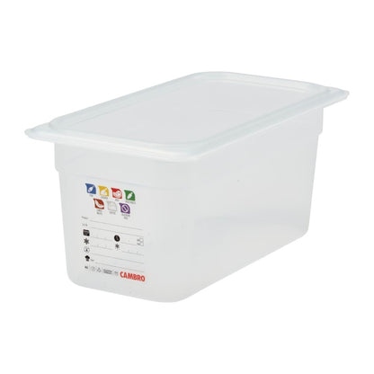 Bac en polypropylène Cambro Safetrak IML GN 1/3 150mm - Cambro - JN510