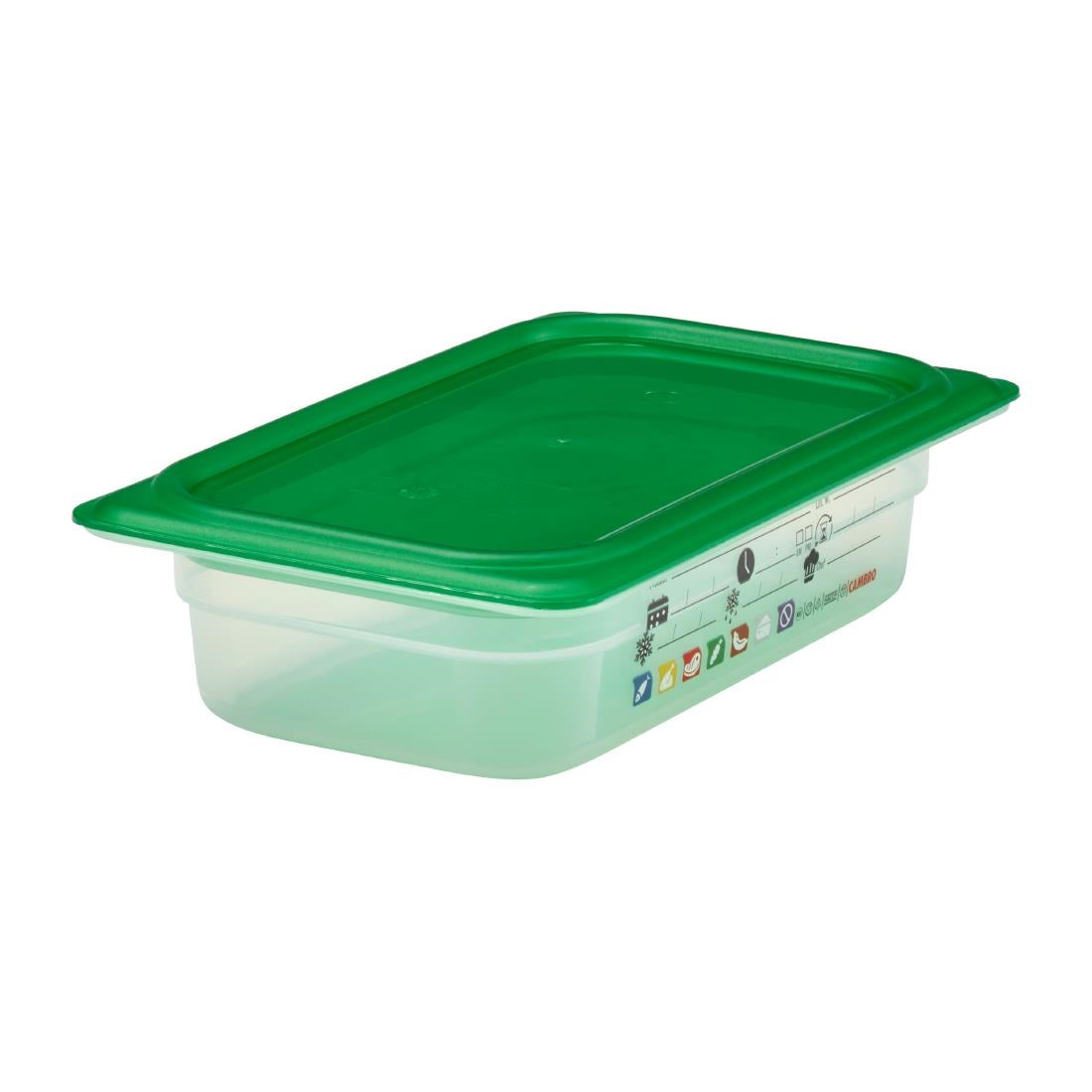 Bac en polypropylène Cambro Safetrak IML GN 1/4 65mm - Cambro - JN512
