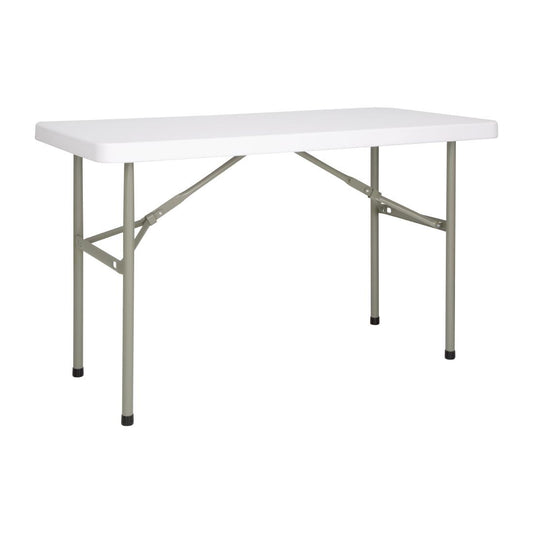 Table rectangulaire pliante Bolero 1220mm - Bolero - U543