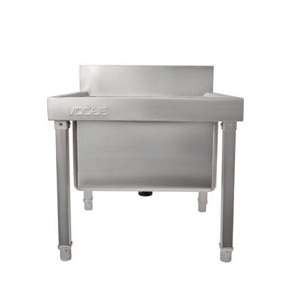 Bac vide seaux en acier inoxydable Vogue - Vogue - GL281