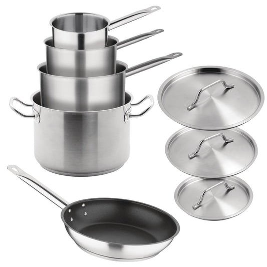 Batterie de cuisine induction en inox 5 pièces Vogue Cook Like A Pro - Vogue - SA693