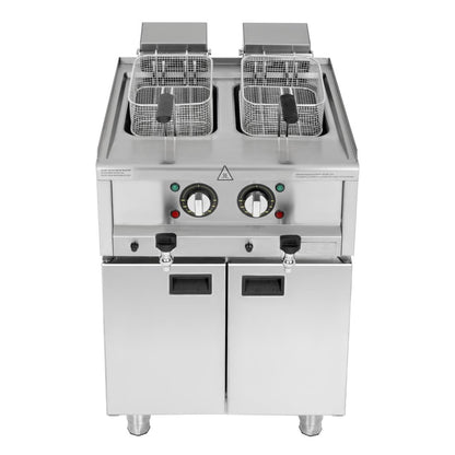 Friteuse électrique double cuve Buffalo Série 600 2x 8L - Buffalo - SA782
