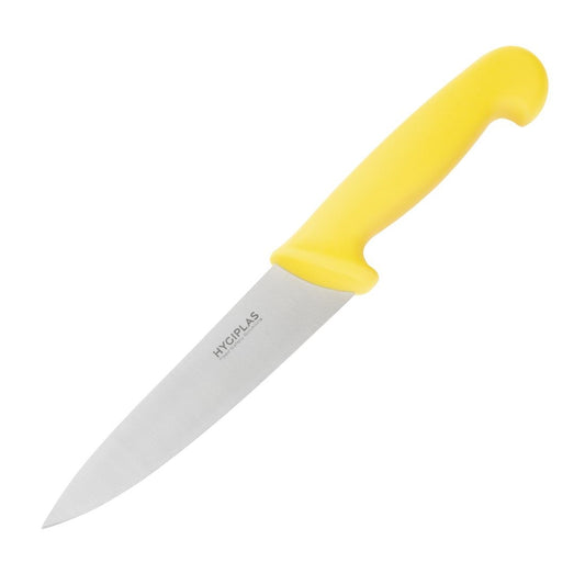 Couteau de cuisine Hygiplas jaune 155mm - Hygiplas - C815