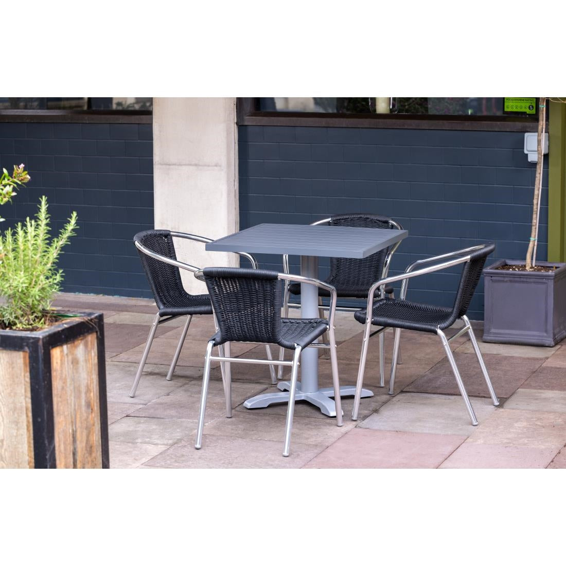 Pied de table en fonte Bolero gris - Bolero - FT028