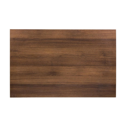 Plateau de table rectangulaire pré-percé Bolero chêne rustique 700mm - Bolero - DT442