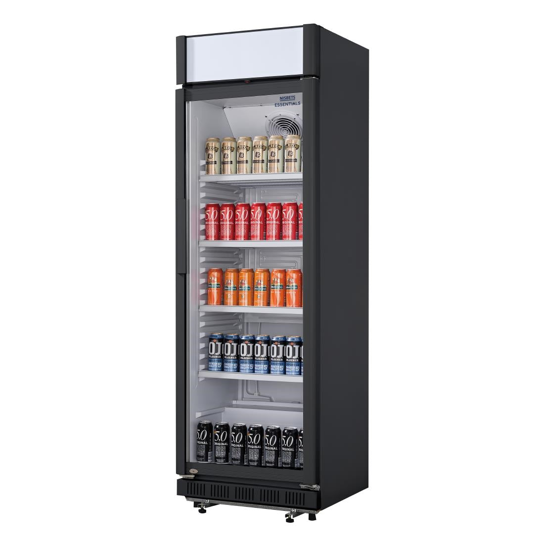 Vitrine positive avec bandeau lumineux Nisbets Essentials 346L - Nisbets Essentials - CJ794