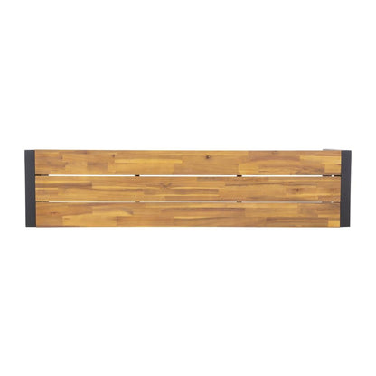 Bancs industriels en acier et acacia Bolero 160 cm (lot de 2) - Bolero - DS158