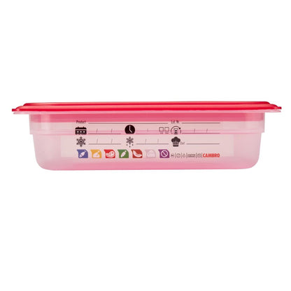 Bac en polypropylène Cambro Safetrak IML GN 1/2 65mm - Cambro - JN504