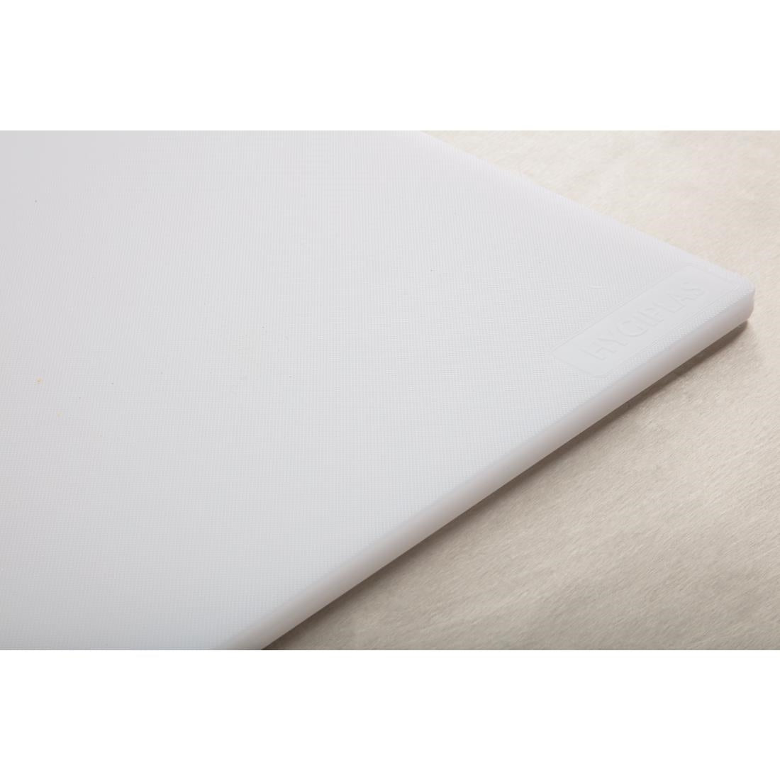 Planche à découper standard basse densité Hygiplas blanche - Hygiplas - J252