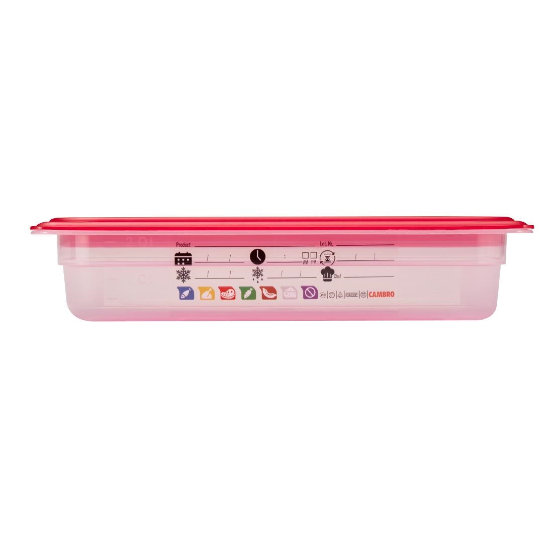 Bac en polypropylène Cambro Safetrak IML GN 1/3 65mm - Cambro - JN508