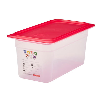 Bac en polypropylène Cambro Safetrak IML GN 1/3 150mm - Cambro - JN510