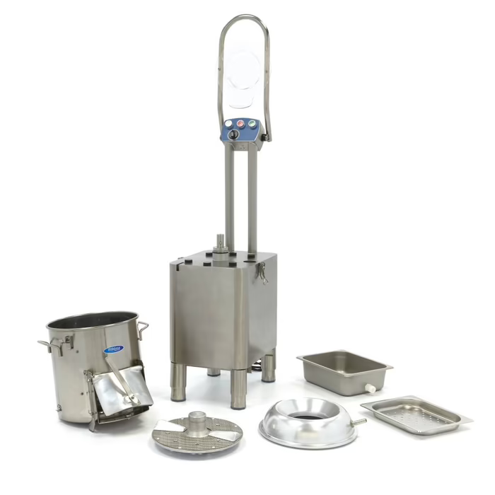 Machine à Éplucher les Pommes de Terre - 15 kg - 300 kg/h - Minuterie Intégrée