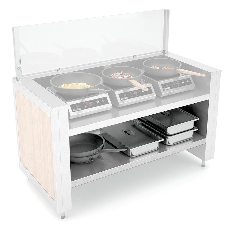 Étagère intermédiaire pour meuble de show-cooking - PCN4 - Nosem