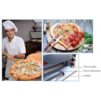 Four à pizza électrique - P50-I - 1 chambre - 400 V - 18514