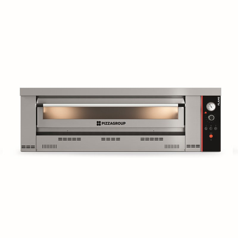 Four à pizza GAZ - Commandes mécaniques - 1 Chambre - 9 Pizzas - Gamme FLAME - Pizza Group