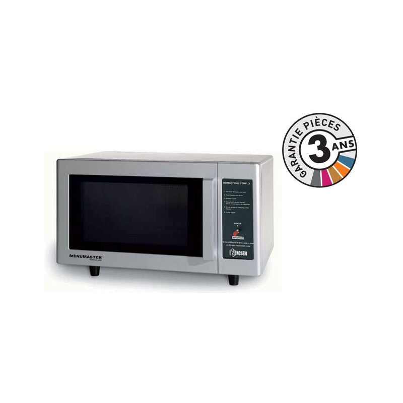 Four micro-onde cafétéria professionnel - 23 L - 1000 W - Menumaster