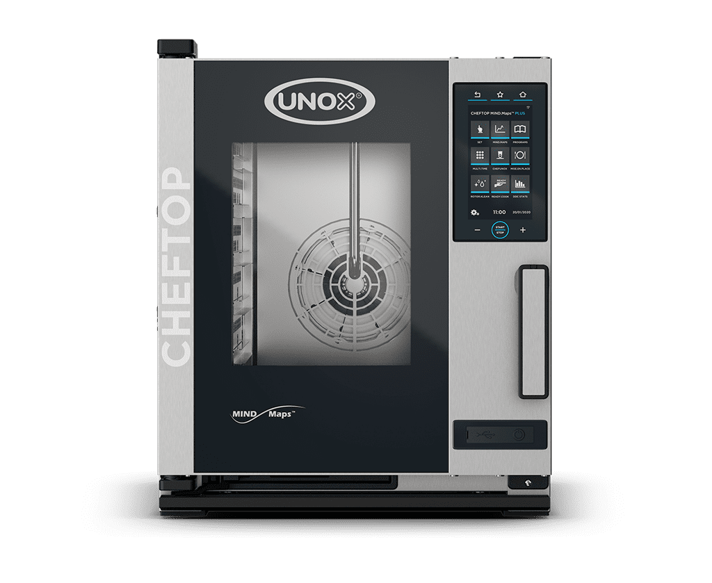 Four UNOX CHEFTOP MIND.Maps & CHEFLUX – XEVC-0711-GPLM-MSH