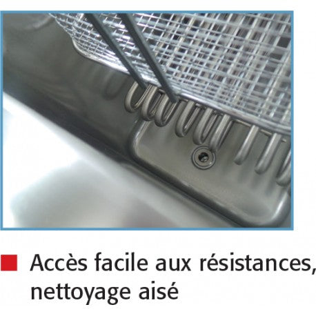 Friteuse électrique à poser - 400 V - Super puissante - 2 x 12 Litres - 92214