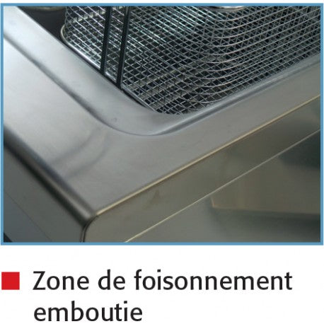Friteuse électrique à poser - 400 V - Super puissante - 2 x 9 Litres - 92994