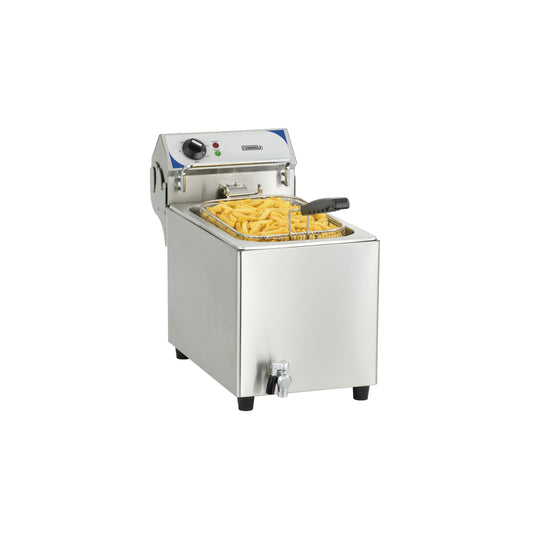 Friteuse électrique avec vanne de vidange 10 litres