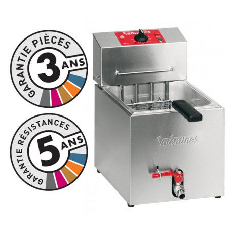 Valentine - Friteuse électrique de table professionelle TF7 Turbo - 7L