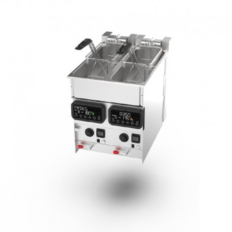 Friteuse électrique encastrable - 2 x 7 - 8 litres - Gamme CORE SMART - Valentine - CORES2200E