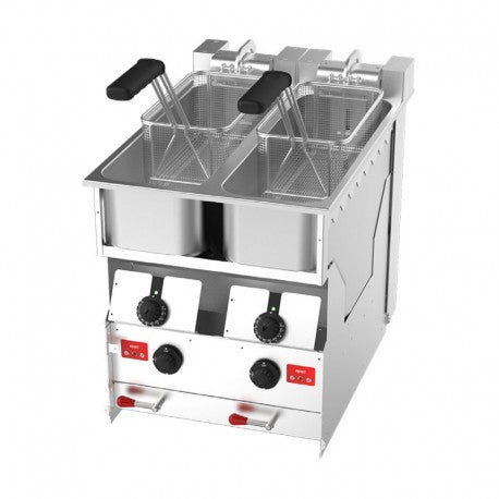 Friteuse électrique Encastrée - 2 x 7-8 litres - Gamme CORE - Valentine - CORE2200E