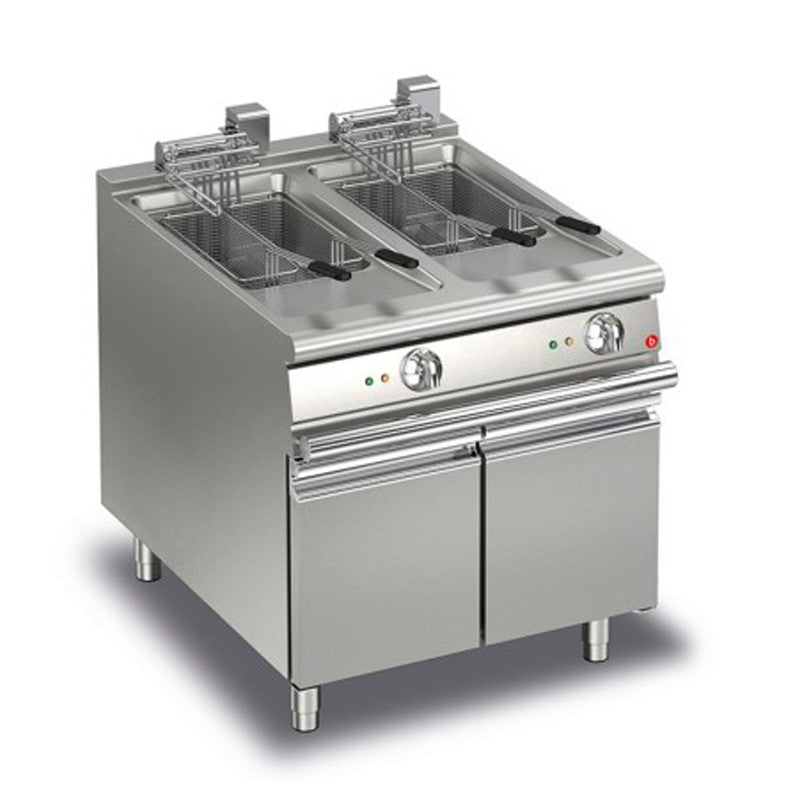 Friteuse électrique monobloc - 15 + 15 litres - Gamme Queen 700 - Baron