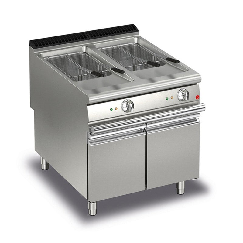 Friteuse gaz - 23 x 2 L - Largeur 800 mm - Gamme QUEEN 900 - Baron