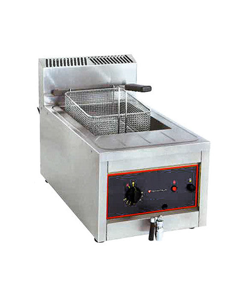 Friteuse à poser Compact - 1 cuve 8 ou 12 Litres  - Gaz - Vidance en facade