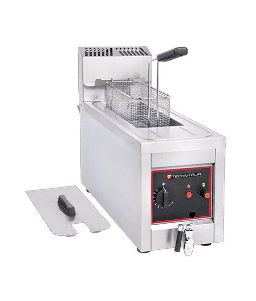 Friteuse à poser Compact - 1 cuve 8 ou 12 Litres  - Gaz - Vidance en facade