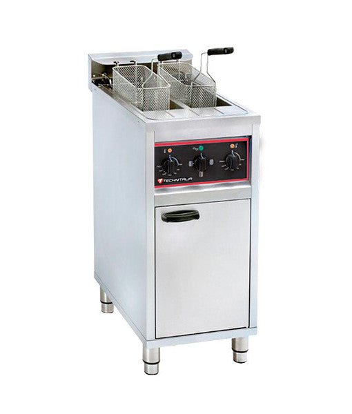 Friteuse sur coffre Compact - 2 cuves 10 Litres - Electrique