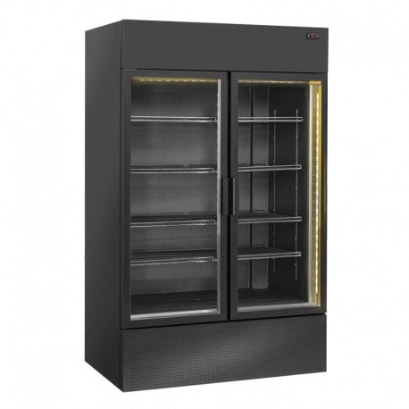 Armoire à boissons 2 portes vitrée battante