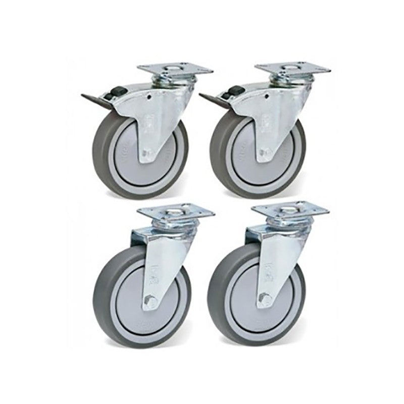 Kit roues pour table à poissons 3 portes - Furnotel