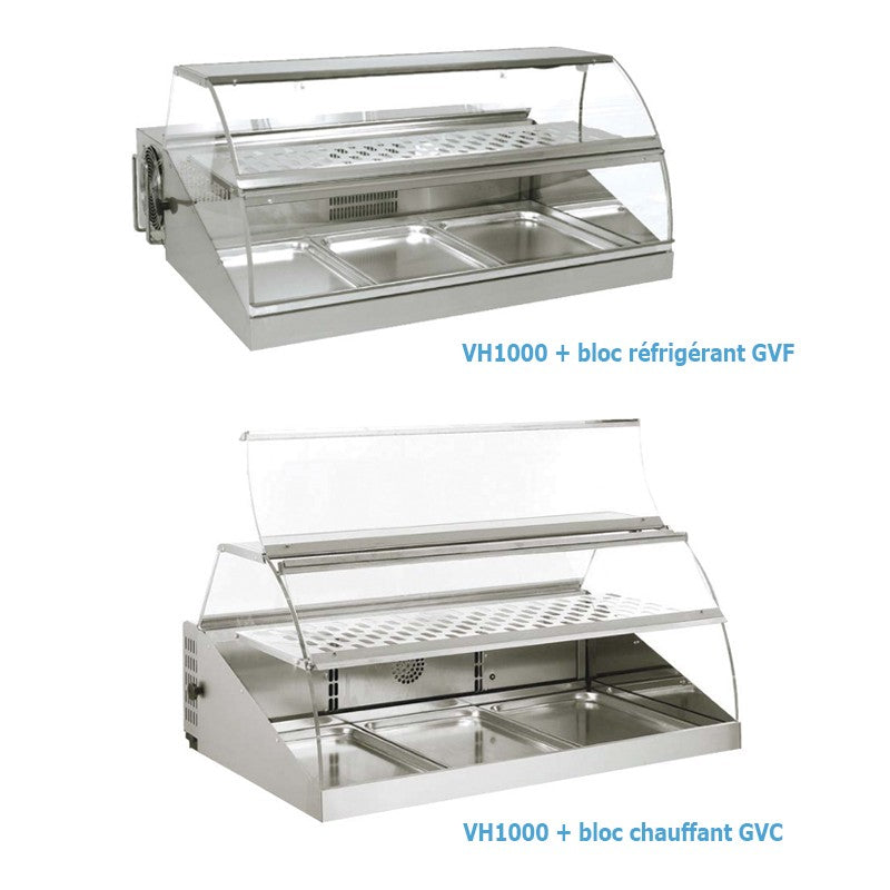 Vitrine d'exposition neutre - 110 litres - Furnotel