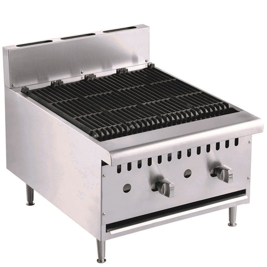 Grill À Gaz Professionnel 2 Brûleurs