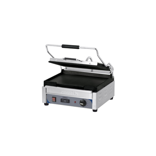 Grill Panini Grand Premium Rainurée - Lisse avec minuteur