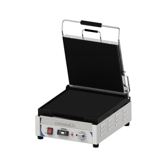 Grill Panini XL Premium Rainurée - Lisse avec minuteur