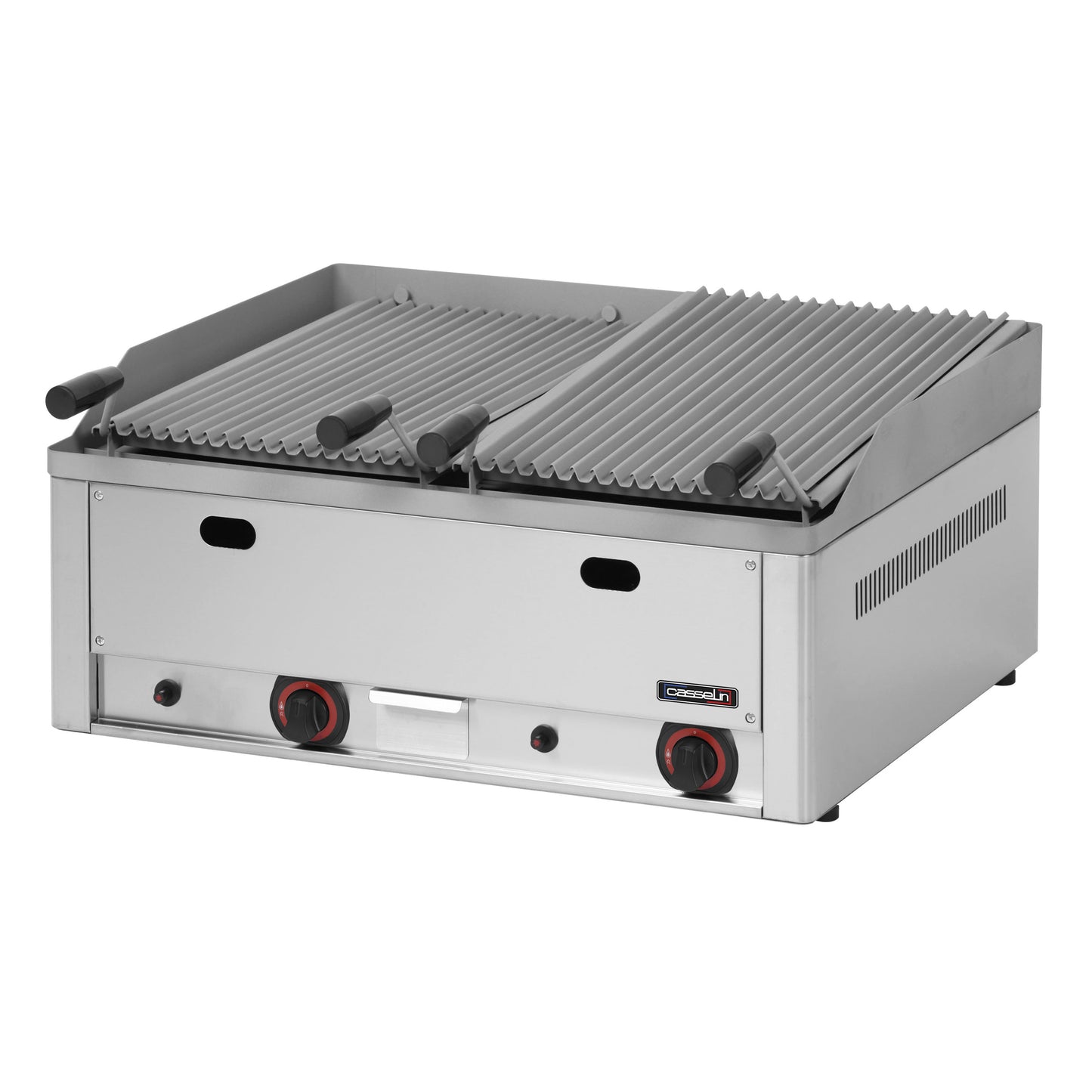 Grill à pierre de lave double