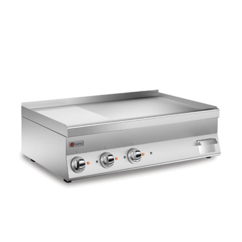 Grillade électrique - Plaque 2/3 lisse 55 dm² - Chrome dur - 996 x 555 mm - Gamme 650 - Baron