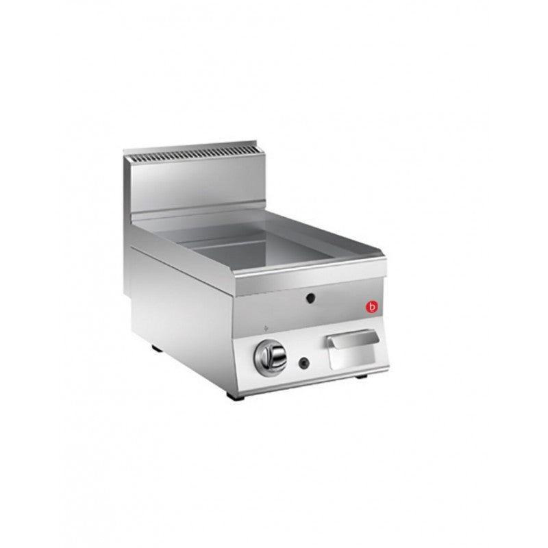 Grillade gaz - Plaque lisse 22 dm² - AISI 430 - 396 x 555 mm - Gamme 650 - Baron