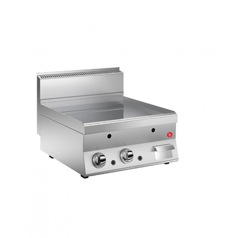 Grillade gaz - Plaque lisse 33 dm² - Chrome dur - 596 x 555 mm - Gamme 650 - Baron