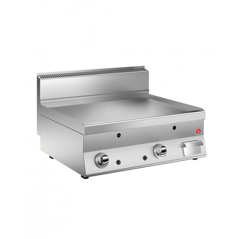 Grillade gaz - Plaque lisse 44 dm² - AISI 430 - 796 x 555 mm - Gamme 650 - Baron