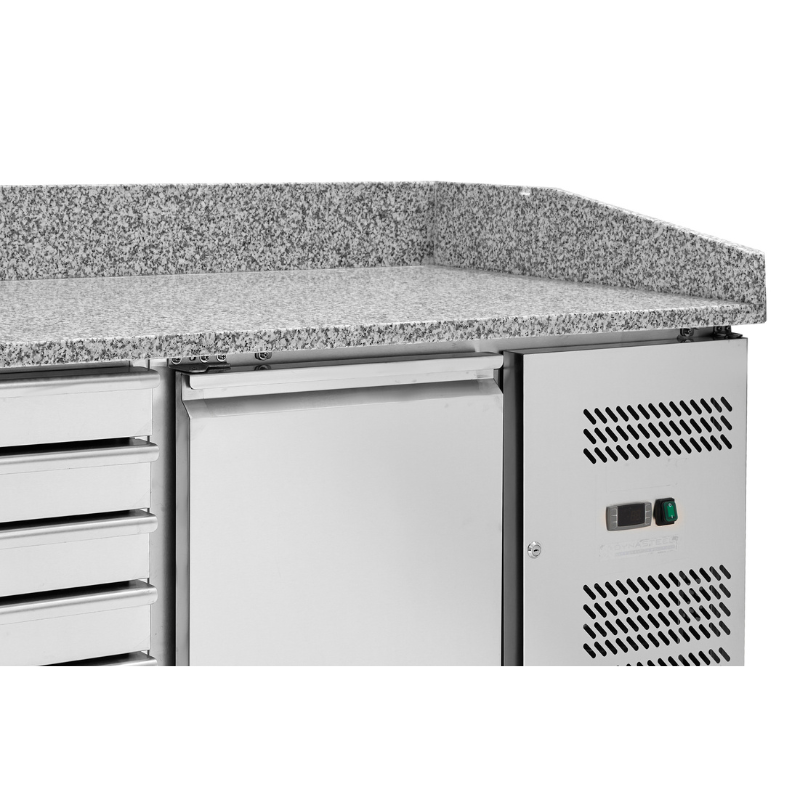 Meuble à Pizza 600x400 - 1 Porte et 7 Tiroirs - vue 6