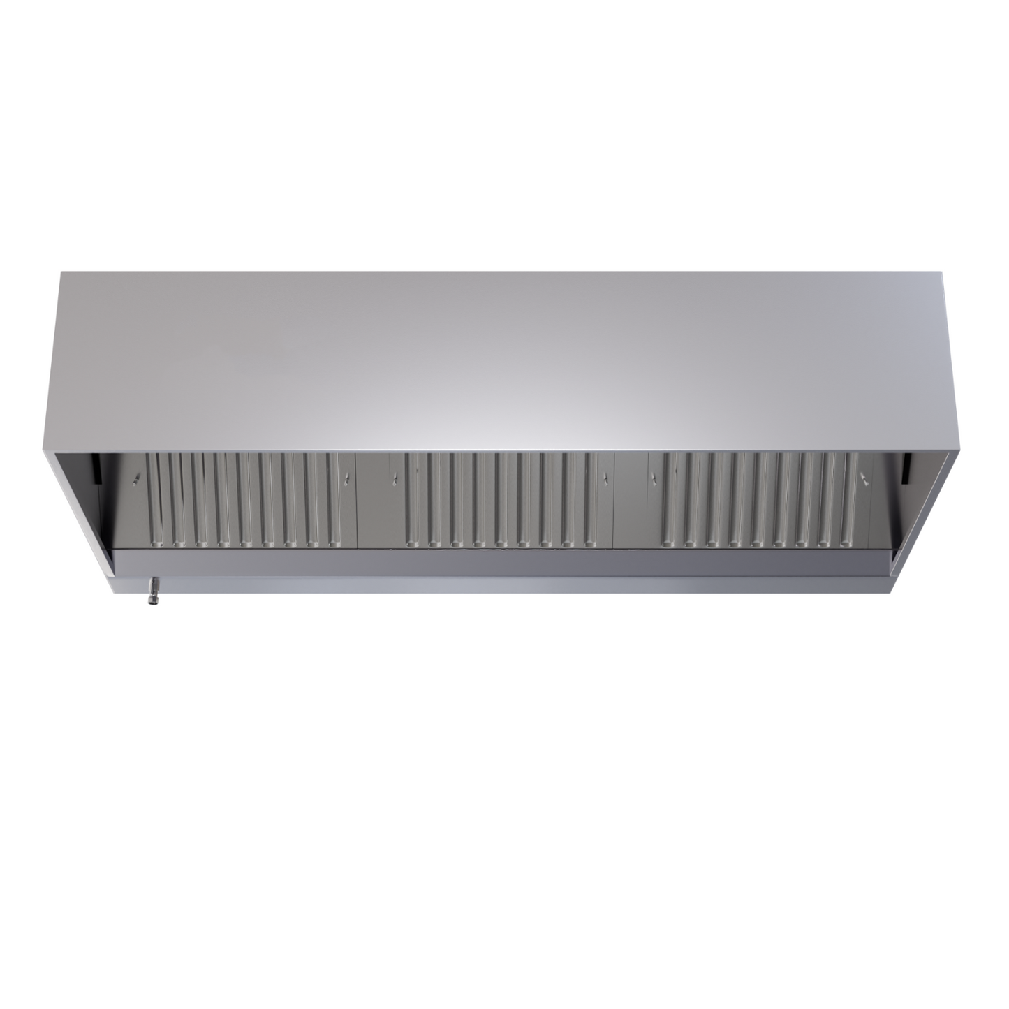 Hotte Cubique 900 avec Led et Sans Moteur - Longueur 1400 - vue 4