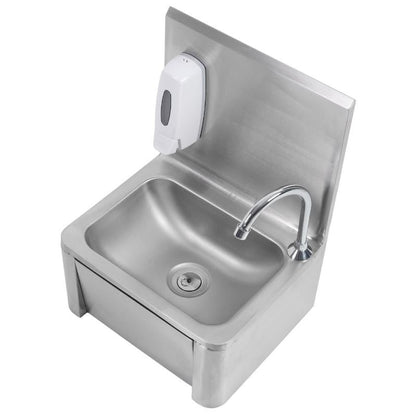 Lave Mains à Commande Fémorale en Inox - vue 4