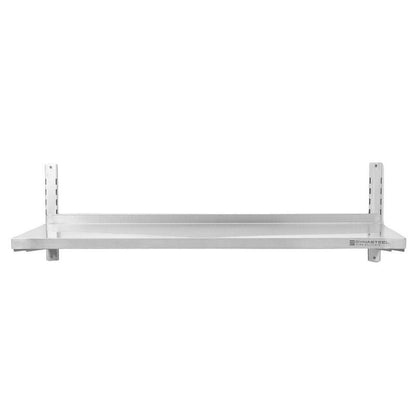 Etagère Murale en Inox sur Crémaillères - L 1200 x P 400 mm - vue 7